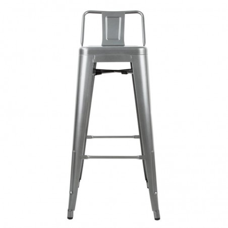 Taburete alto con respaldo de acero Bolero Bistro DM935 Comprar Taburete alto con respaldo de acero Bolero Bistro DM935 en Pepebar
