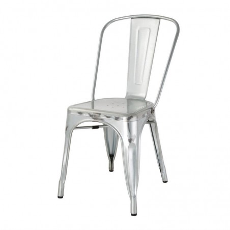 Comprar Sillas de acero galvanizado Bolero Bistro 4 unidades GL338 en Pepebar