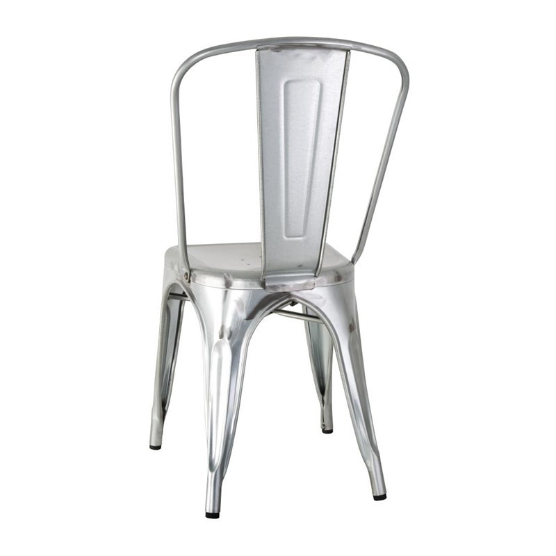 Comprar Sillas de acero galvanizado Bolero Bistro 4 unidades GL338 en Pepebar
