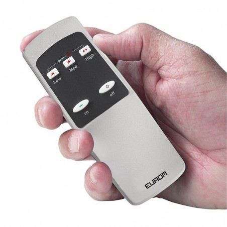 Comprar Calefactor eléctrico dorado para exterior con control remoto Eurom 2200W Comfort FN198 en Pepebar