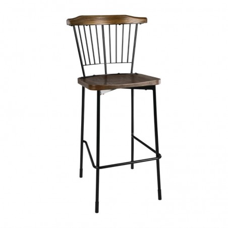 Comprar Taburetes Altos Negros Bolero Scandi 2 unidades FB873 en Pepebar