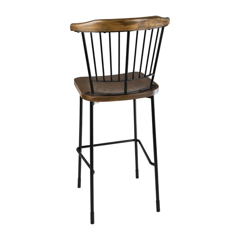 Comprar Taburetes Altos Negros Bolero Scandi 2 unidades FB873 en Pepebar