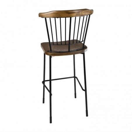 Comprar Taburetes Altos Negros Bolero Scandi 2 unidades FB873 en Pepebar
