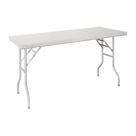 Comprar Mesa de trabajo plegable de acero inoxidable Vogue 1220x610x780 FN288 en Pepebar