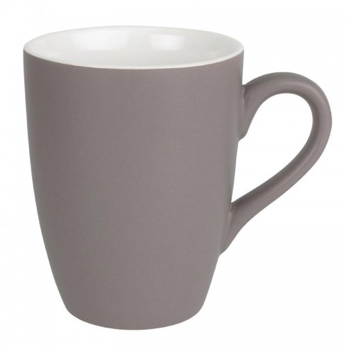 Comprar Taza mug Olympia porcelana gris pastel mate 320ml. Paquete de 6 ud. CS041 en Pepebar