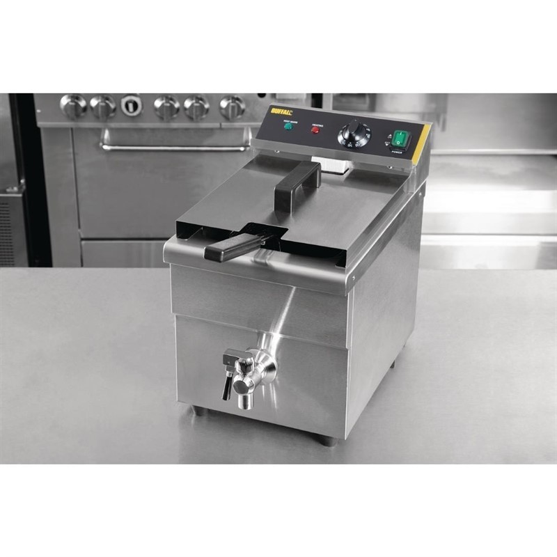 Freidora industrial 8 litros Buffalo Inducción CP793 Comprar Freidora industrial 8 litros Buffalo Inducción CP793 en Pepebar