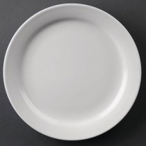 Platos llanos borde estrecho Athena Hotelware 226mm. Conjunto de 12 ud. CF363