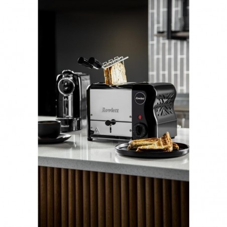 Comprar Tostadora Jet Black 2 Ranuras con pinzas para Sándwich Esprit Rowlett CH179 en Pepebar