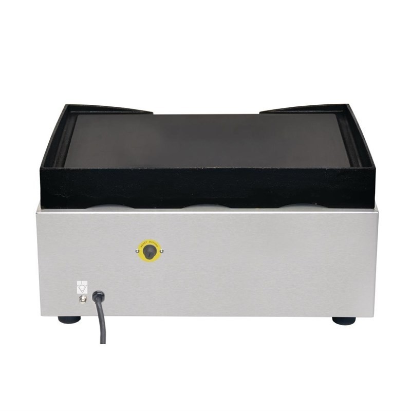 Plancha eléctrica área cocción 38,5x28 cm 1,8 kw sobremesa Buffalo DC900 Comprar Plancha eléctrica área cocción 38,5x28 cm 1,8 kw sobremesa Buffalo DC900 en Pepebar