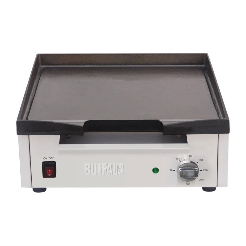 Plancha eléctrica área cocción 38,5x28 cm 1,8 kw sobremesa Buffalo DC900 Comprar Plancha eléctrica área cocción 38,5x28 cm 1,8 kw sobremesa Buffalo DC900 en Pepebar