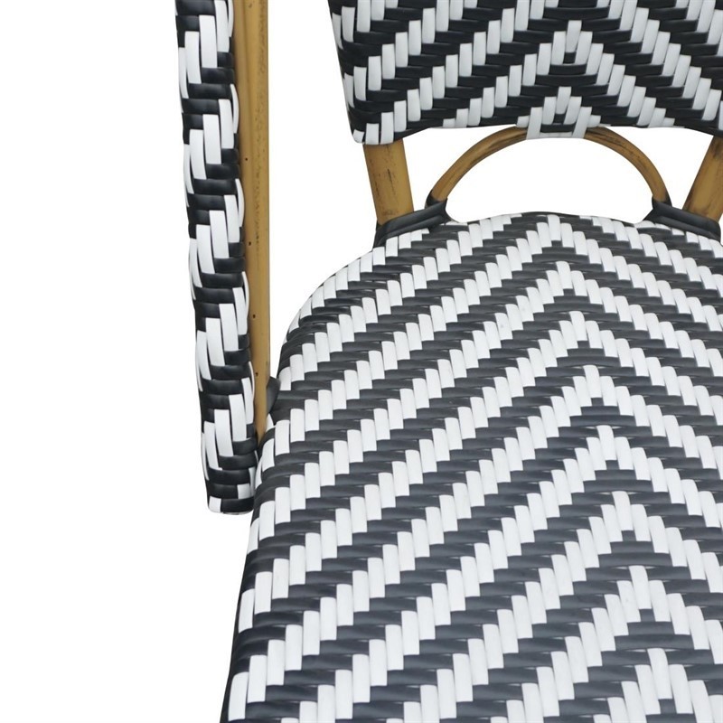 Comprar Silla de ratán estilo parisino negro Bolero 2 unidades CH111 en Pepebar