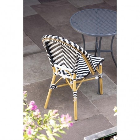 Comprar Silla de ratán estilo parisino negro Bolero 2 unidades CH111 en Pepebar