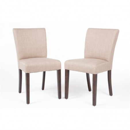 Comprar Silla beige Bolero Contemporary 2 unidades GR367 en Pepebar