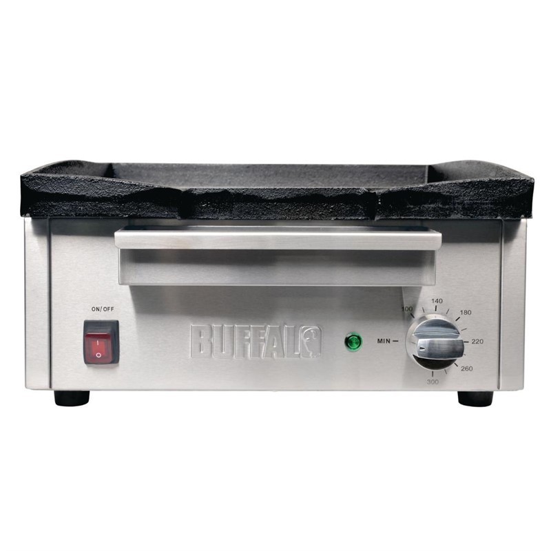 Comprar Plancha eléctrica sobremesa 380x385mm Buffalo DC901 en Pepebar