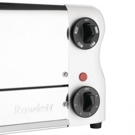 Comprar Tostadora Esprit 6 ranuras blanca con pinzas para sándwiches Rowlett CH186 en Pepebar