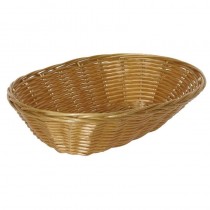 Cesta plático imitación mimbre ovalada para comida Olympia. Pack de 6 ud. T364 - Pepebar Cesta plático imitación mimbre ovalada para comida Olympia. Pack de 6 ud. T364 - Catálogo Cestas de pan