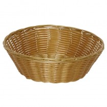 Cesta plástico imitación mimbre redondeada para comida Olympia. Pack de 6 ud. T363 - Pepebar Cesta plástico imitación mimbre redondeada para comida Olympia. Pack de 6 ud. T363 - Catálogo Cestas de pan