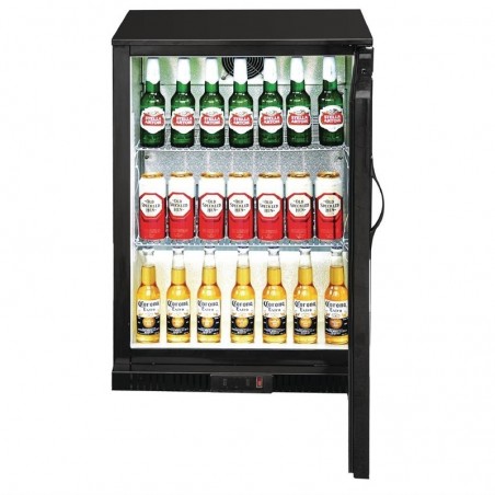 Comprar Nevera para bebidas de una puerta sólido Polar G-series 850mm 128 litros GE997 en Pepebar