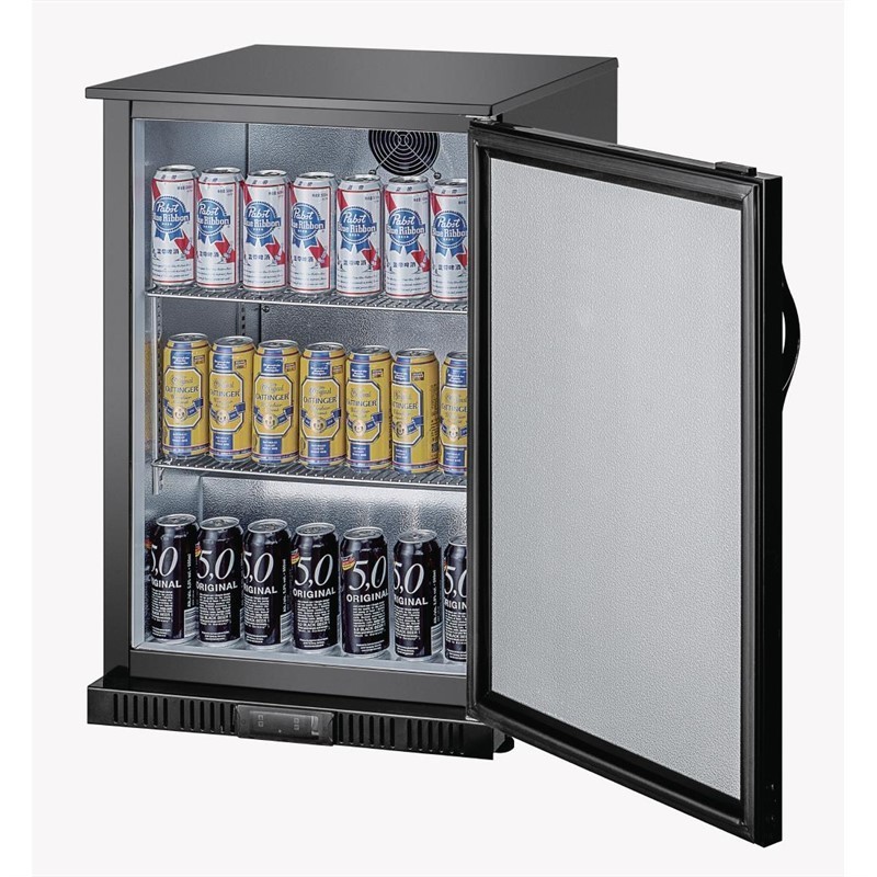 Comprar Nevera para bebidas de una puerta sólido Polar G-series 850mm 128 litros GE997 en Pepebar