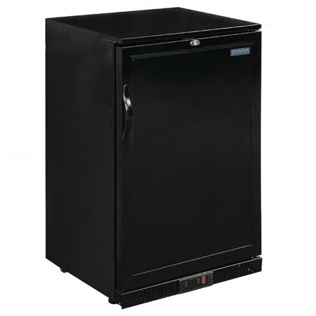 Comprar Nevera de barra con una puerta 900mm Polar G-Serie negro 138 litros GL015 en Pepebar