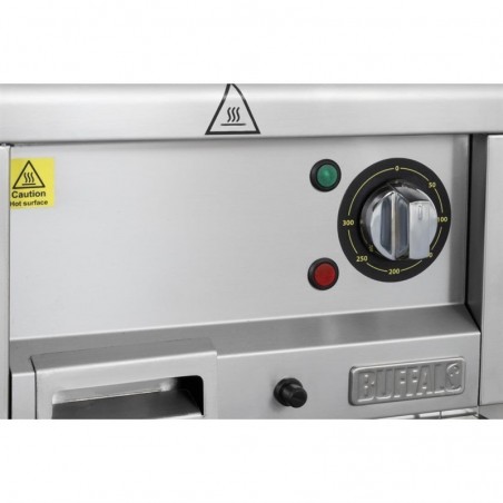 Comprar Plancha eléctrica serie 600 de 400 mm Buffalo CU473 en Pepebar