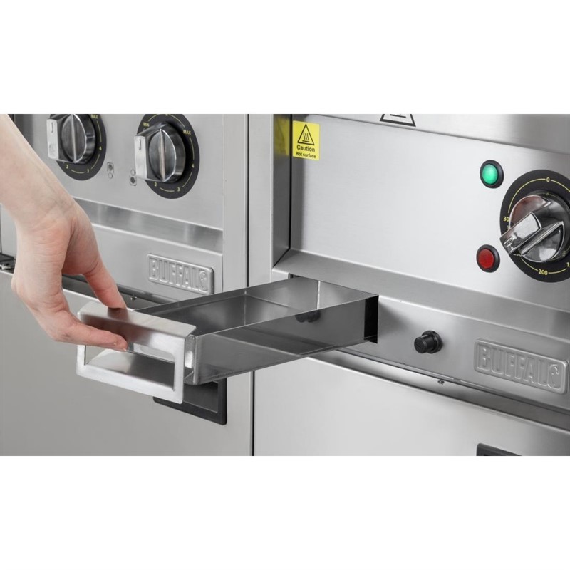 Comprar Plancha eléctrica serie 600 de 400 mm Buffalo CU473 en Pepebar