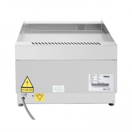 Comprar Plancha eléctrica serie 600 de 400 mm Buffalo CU473 en Pepebar