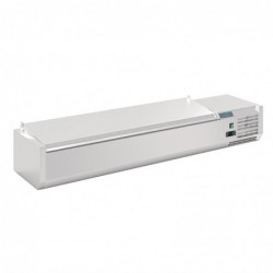 Vitrina frigorífica con tapa Polar G 7 x 1/4GN FA855 - Pepebar Vitrina frigorífica con tapa Polar G 7 x 1/4GN FA855 - Catálogo Vitrinas refrigeradas