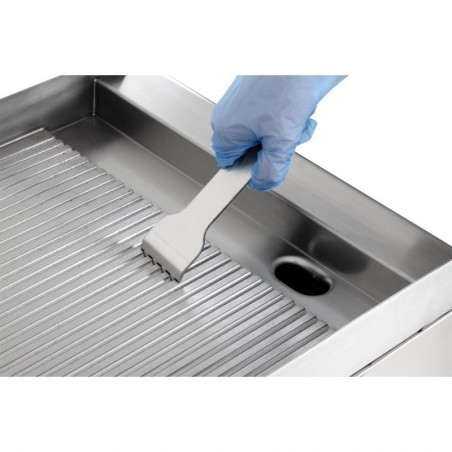 Comprar Plancha eléctrica estriada serie 600 Buffalo 400mm CU474 en Pepebar