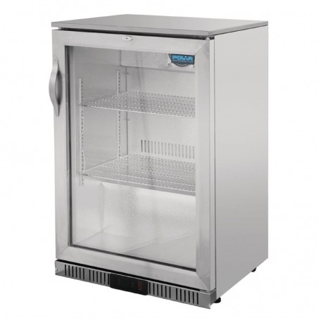 Comprar Nevera mini con puerta con bisagras de acero inoxidable Polar G-Serie 138 litros GL007 en Pepebar