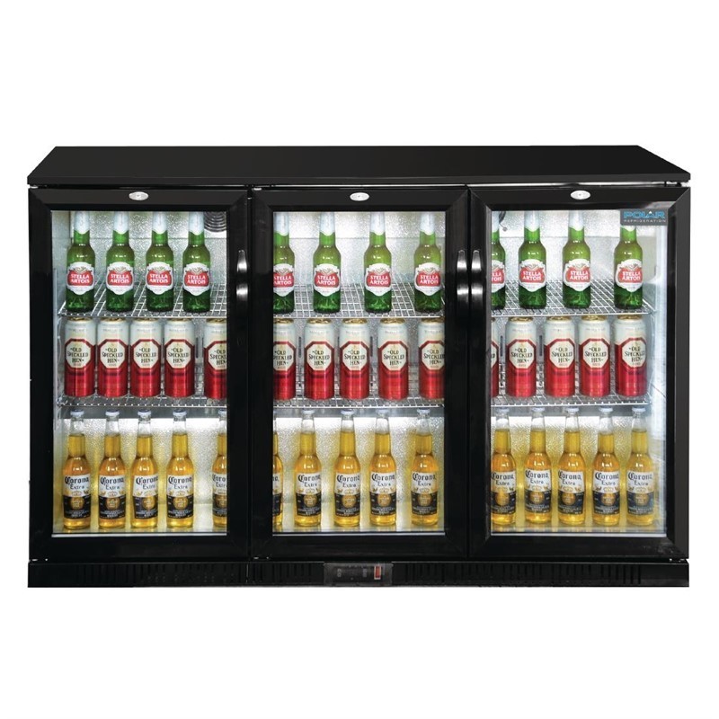 Comprar Botellero refrigerado con puertas bisagras 320 litros Polar G-Serie GL014 en Pepebar