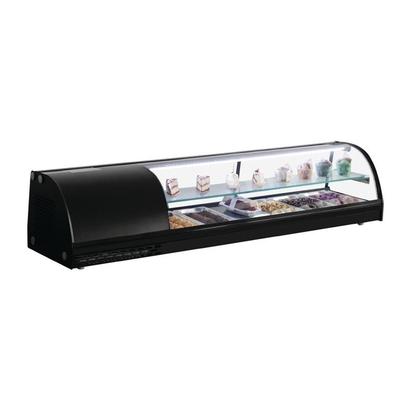 Vitrina refrigerada con estante Serie G 1500mm Polar DA540 Comprar Vitrina refrigerada con estante Serie G 1500mm Polar DA540 en Pepebar