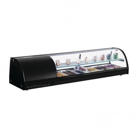 Vitrina refrigerada con estante Serie G 1500mm Polar DA540 Comprar Vitrina refrigerada con estante Serie G 1500mm Polar DA540 en Pepebar
