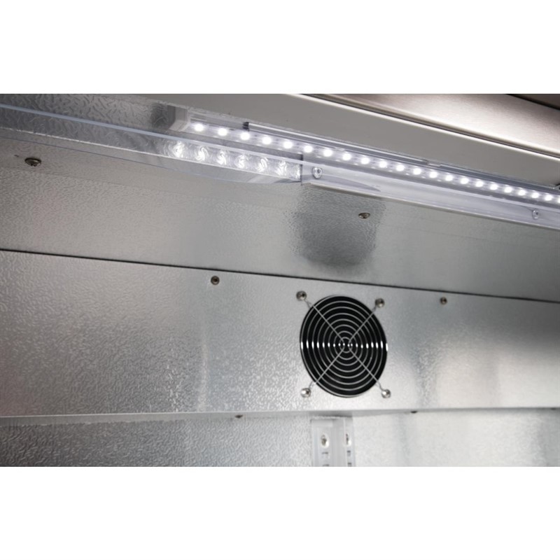 Comprar Botellero con puertas Abatibles de Acero Inoxidable Polar G-Serie 208 litros GL008 en Pepebar