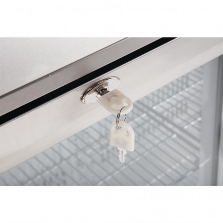 Comprar Botellero con puertas Abatibles de Acero Inoxidable Polar G-Serie 208 litros GL008 en Pepebar