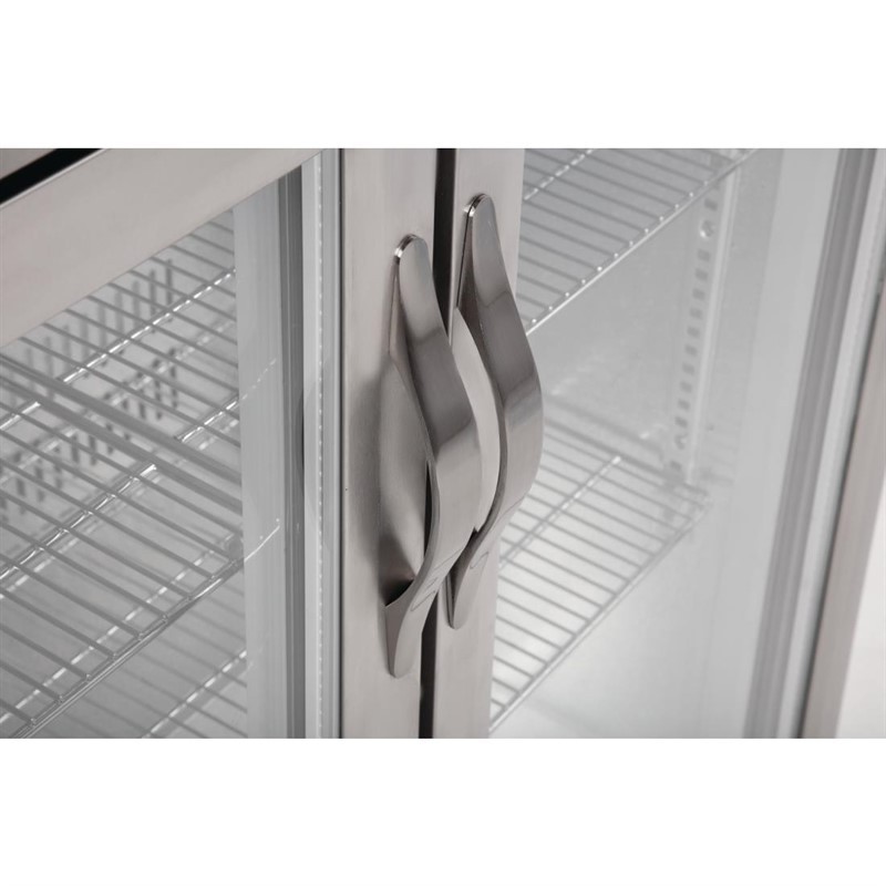 Comprar Botellero con puertas Abatibles de Acero Inoxidable Polar G-Serie 208 litros GL008 en Pepebar