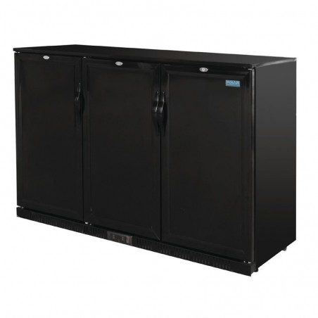 Comprar Botellero triple puerta opaca de 900mm G-Serie Polar 330 litros negro GL017 en Pepebar