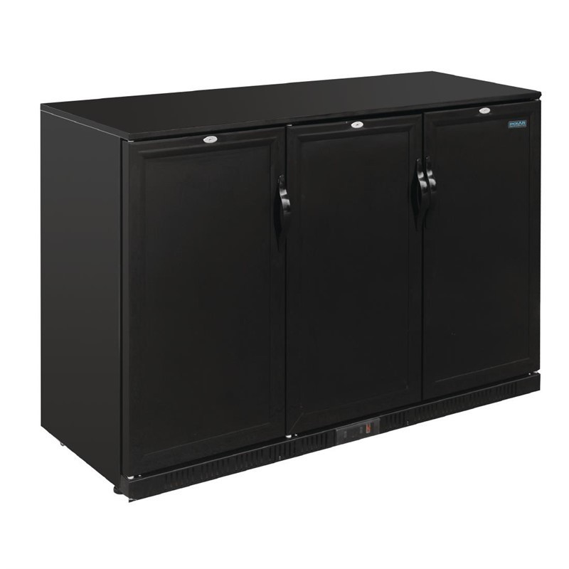 Comprar Botellero triple puerta opaca de 900mm G-Serie Polar 330 litros negro GL017 en Pepebar
