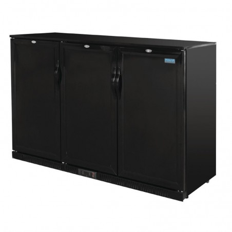 Comprar Botellero triple puerta opaca de 900mm G-Serie Polar 330 litros negro GL017 en Pepebar