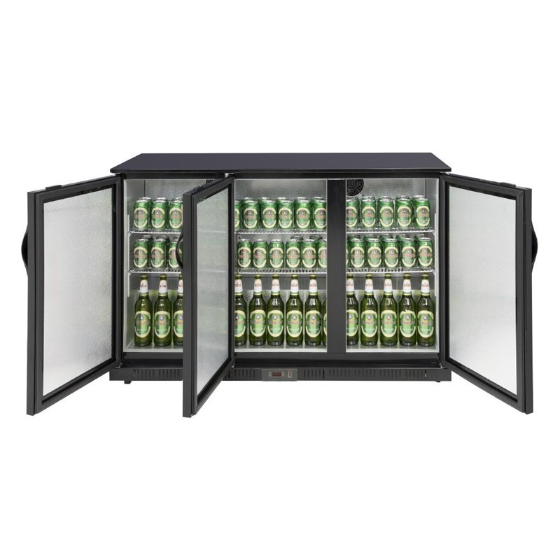 Comprar Botellero triple puerta opaca Polar G-Serie 320 litros GE999 en Pepebar