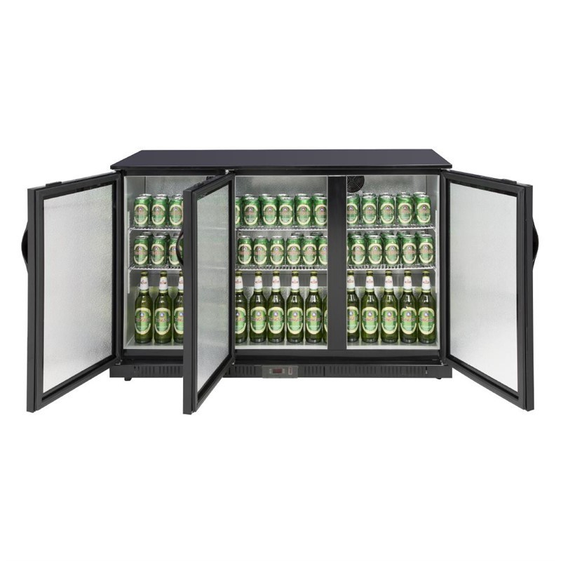 Comprar Botellero triple puerta opaca Polar G-Serie 320 litros GE999 en Pepebar