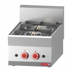 Cocina gas 2 quemadores Gastro M 65/40 PCG GL916 - Catálogo Cocinas Industriales