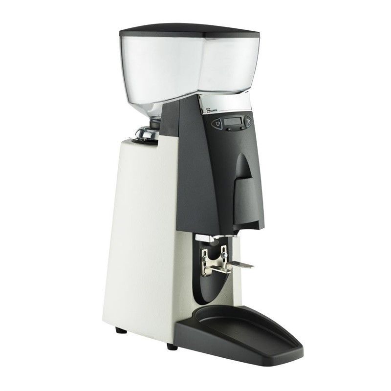 Comprar Molinillo de café espresso silencioso Barista blanco Santos 55WA CP768 en Pepebar