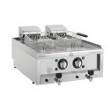 Freidora eléctrica de doble tanque 600 Serie Buffalo 2 x 8 litros CU477