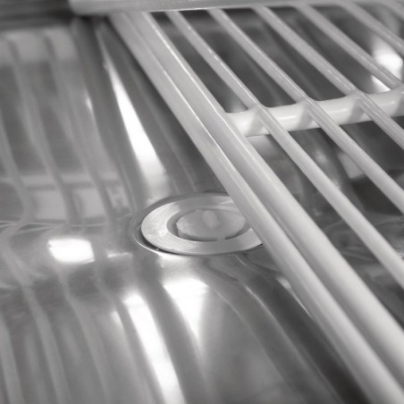 Comprar Mostrador refrigerado para preparación de pizza 2 puertas con protector de cristal Polar G-Serie 256 litros GH266 en Pepebar
