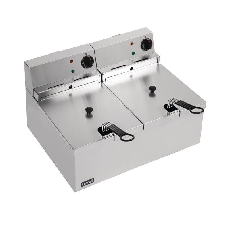 Comprar Freidora Eléctrica Doble Tanque 2x4 litros Lincat LDF2 J533 en Pepebar