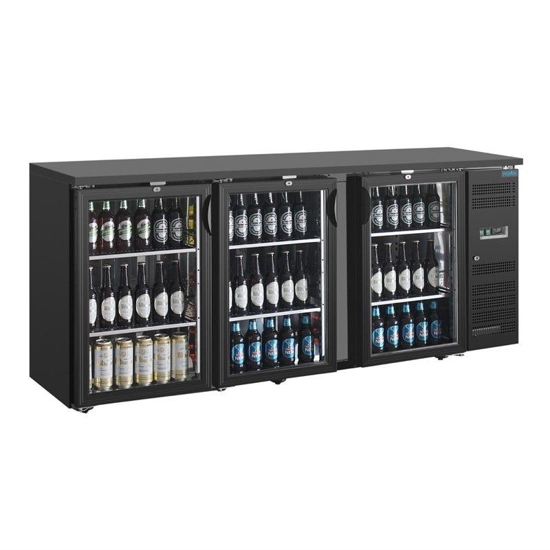 Comprar Botellero 3 puertas 355 litros Polar U-Serie UA022 en Pepebar