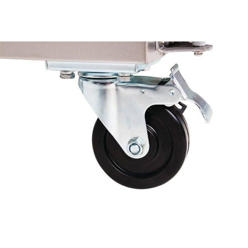 Comprar Bajo mostrador refrigerado 1/1 GN 2 puertas con Ruedas Serie U Polar DA462 en Pepebar