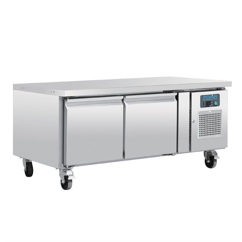 Comprar Bajo mostrador refrigerado 1/1 GN 2 puertas con Ruedas Serie U Polar DA462 en Pepebar
