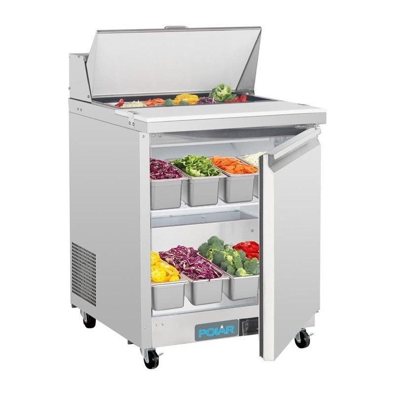 Comprar Saladette Mega Top una puerta serie U 154 litros Polar UA009 en Pepebar